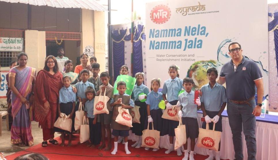 MTR Foods collaborates with Myrada to create 40 million litre water conservation capacity in Karnataka